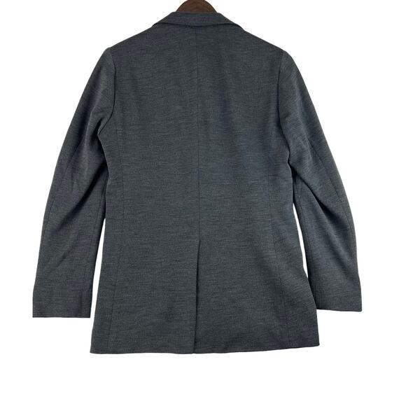 Holland & Sherry Blazer Mens Size 42R Gray Two-Button Merino Wool Red Lining - Picture 3 of 10